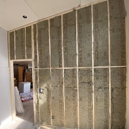 Insulation work by Aymont Drywall